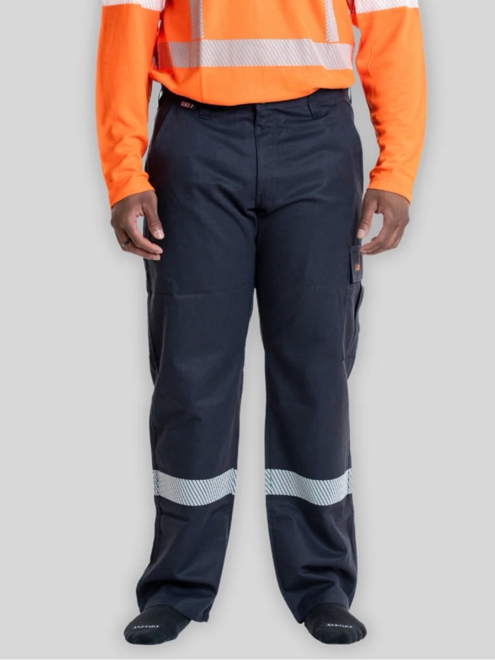 CAT 2 FR Safety MWG Work Pants with Reflective Stripe Size 38x32
